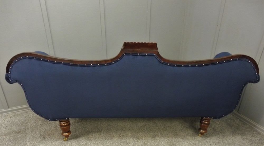 NEWLY UPHOLSTERED REGENCY SOFA View X