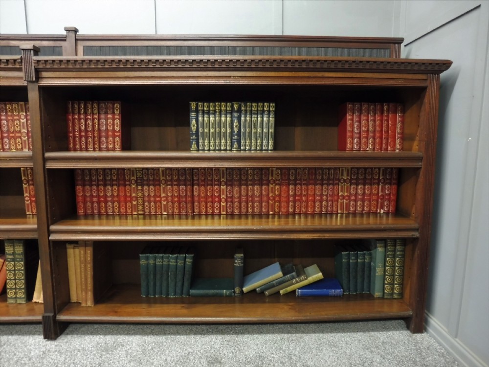 LARGE VICTORIAN WALNUT BOOKCASE View VIII