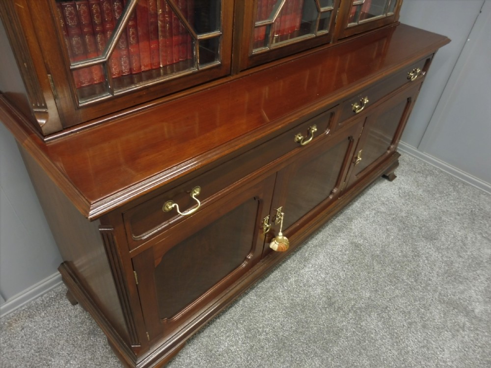 WALNUT LIBRARY BOOKCASE CIRCA 1900 View VI