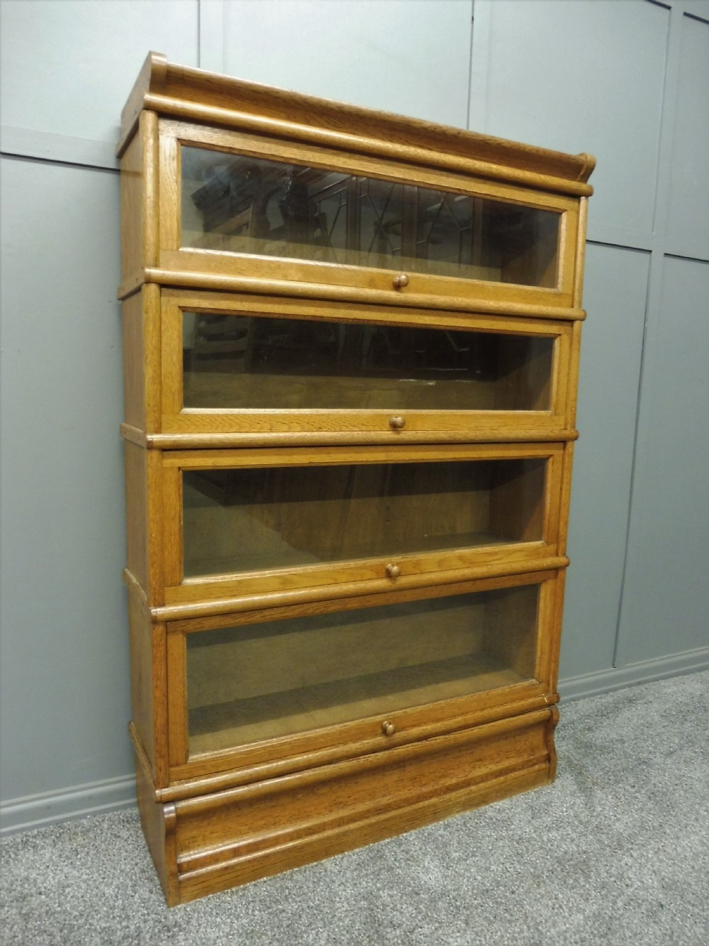 GOLDEN OAK BARRISTERS BOOKCASE