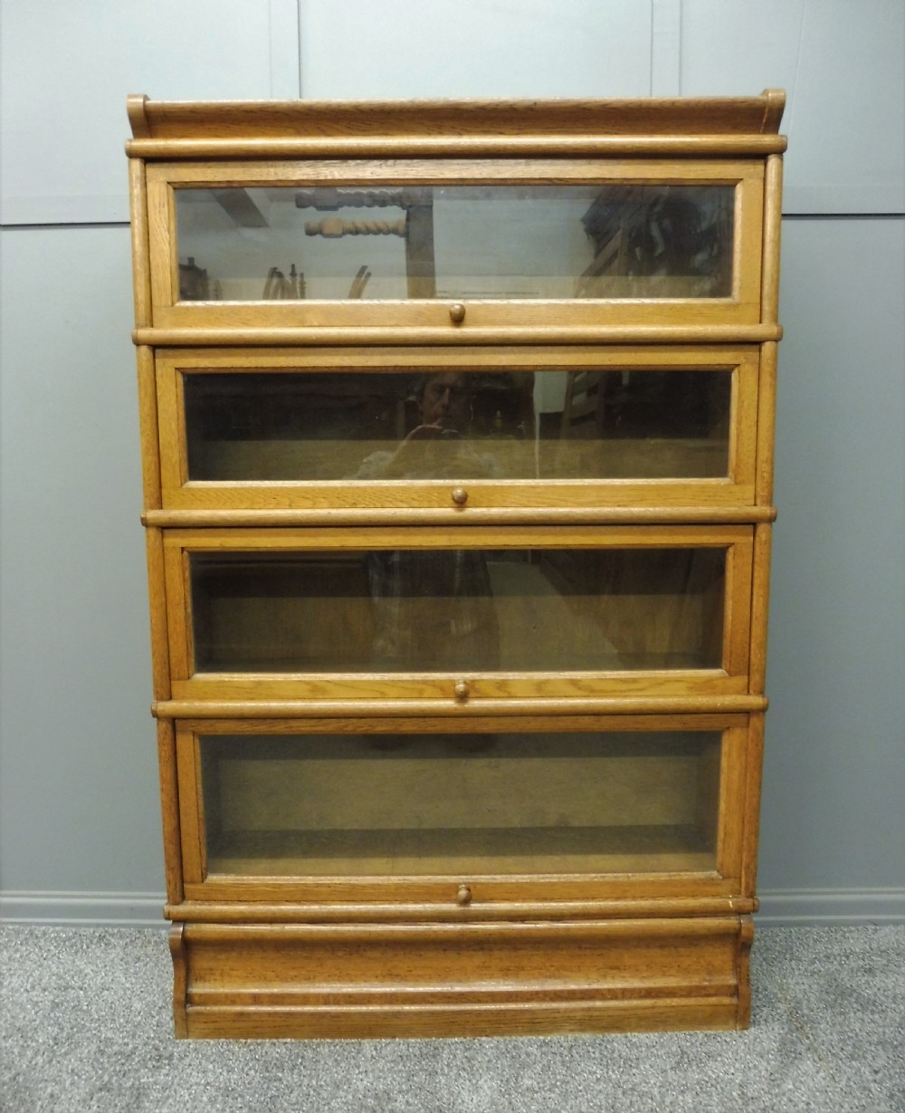 GOLDEN OAK BARRISTERS BOOKCASE View II