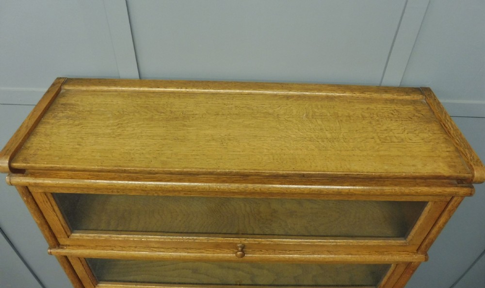 GOLDEN OAK BARRISTERS BOOKCASE View III