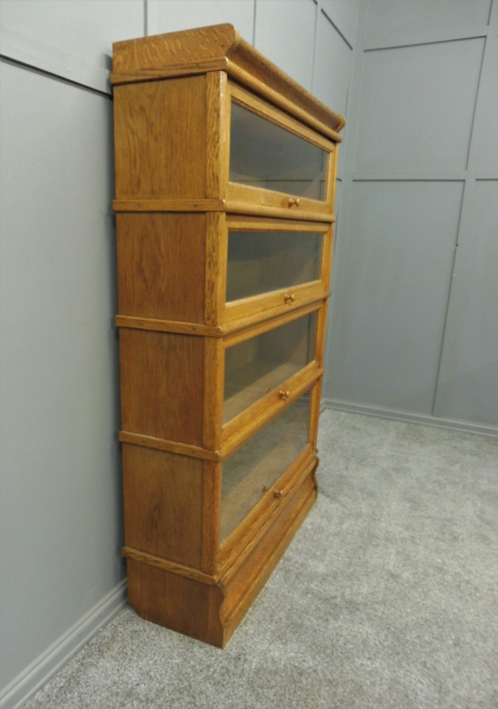 GOLDEN OAK BARRISTERS BOOKCASE View IV