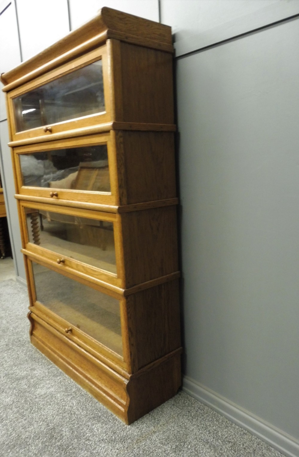 GOLDEN OAK BARRISTERS BOOKCASE View V