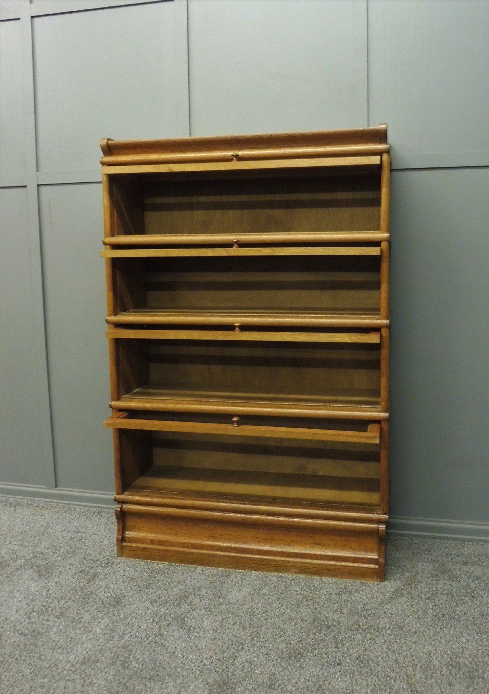 GOLDEN OAK BARRISTERS BOOKCASE View VIII
