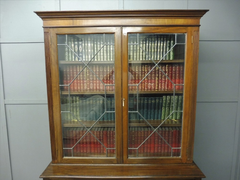 EDWARDIAN WALNUT BOOKCASE View IV