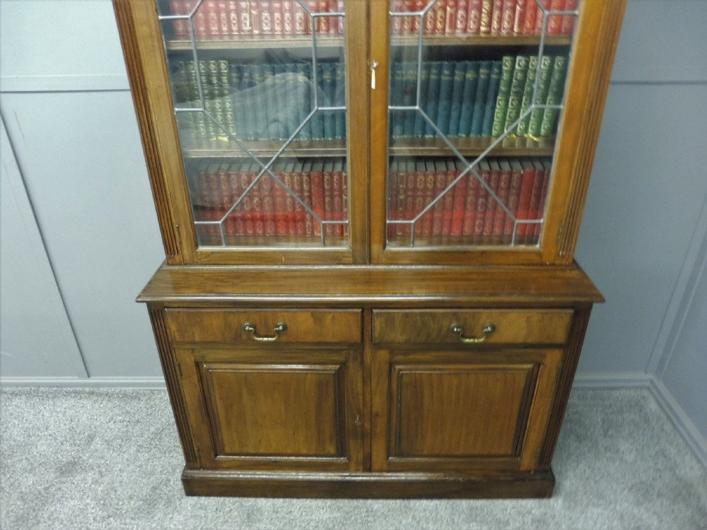 EDWARDIAN WALNUT BOOKCASE View V