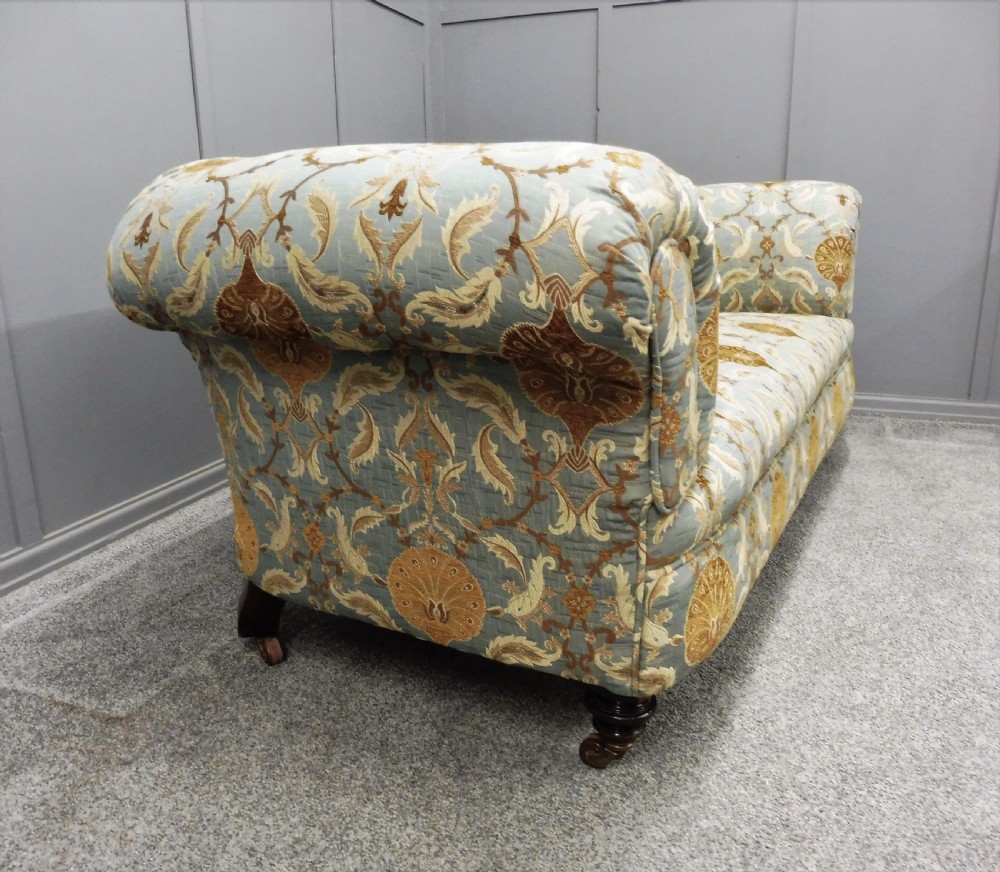 NEWLY UPHOLSTERED VICTORIAN CHESTERFIELD SOFA View VIII