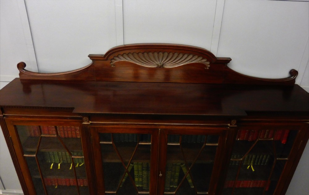 EDWARDIAN MAHOGANY BOOKCASE View X