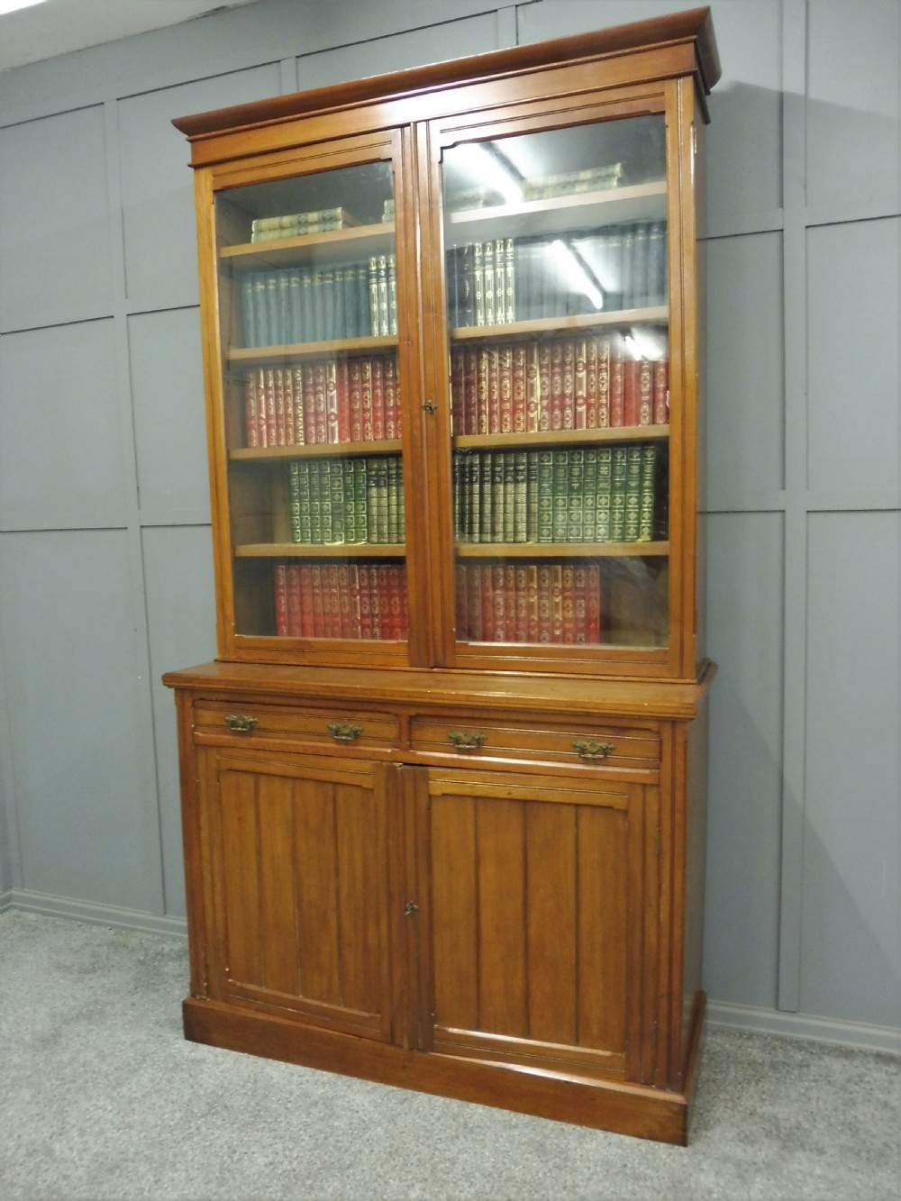 VICTORIAN WALNUT BOOKCASE View II