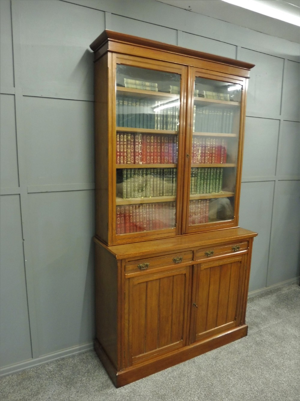 VICTORIAN WALNUT BOOKCASE View V