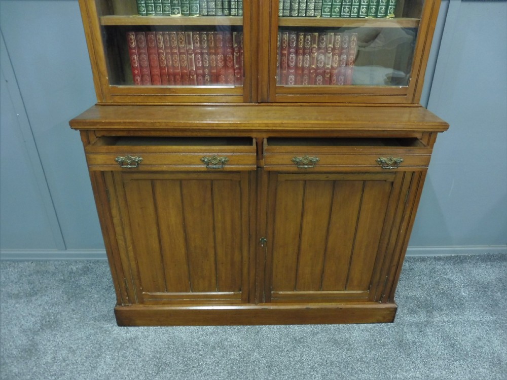 VICTORIAN WALNUT BOOKCASE View VI