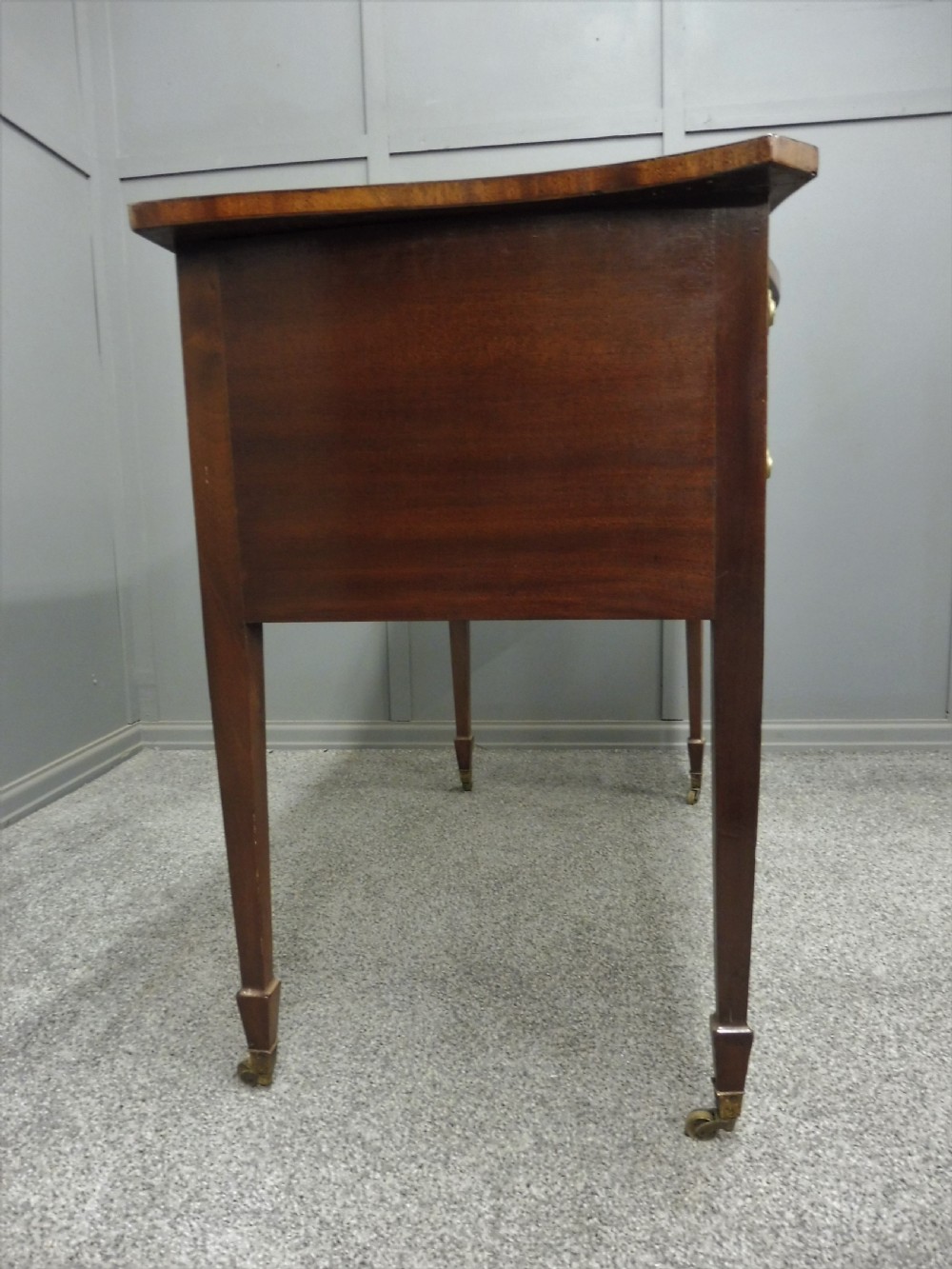 MAHOGANY INLAID WRITING DESK CIRCA 1900 View IX