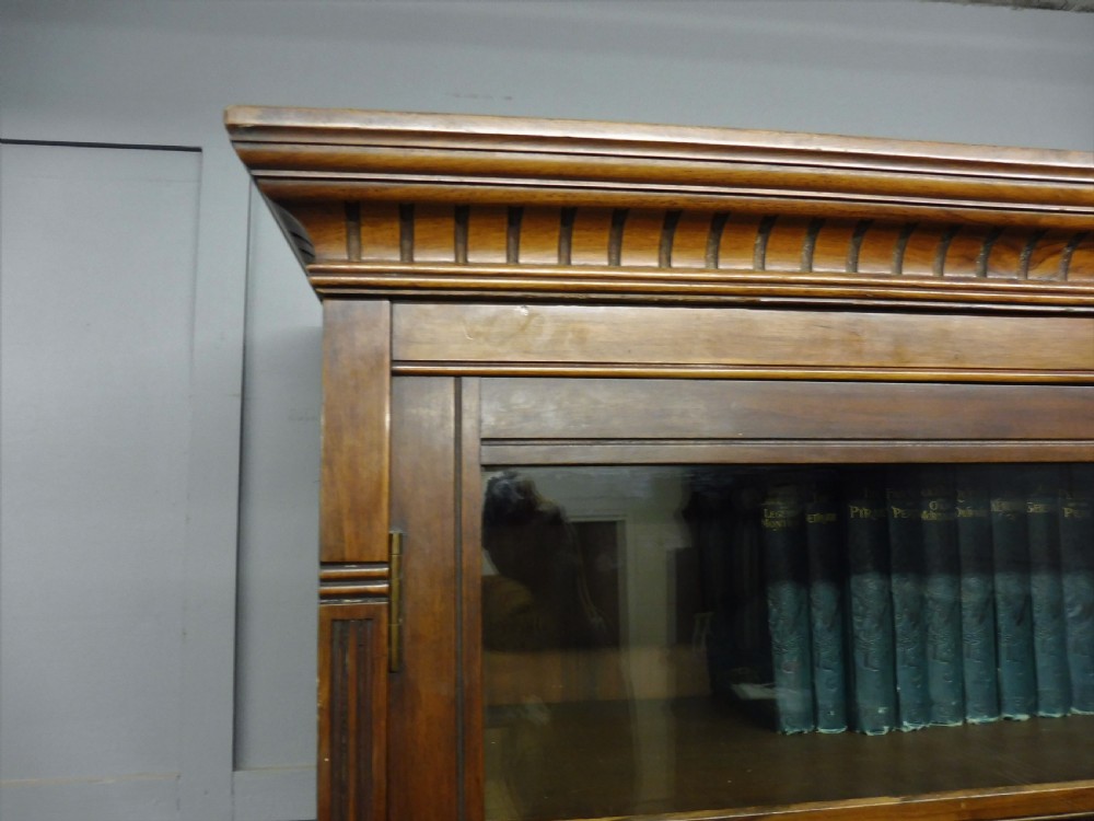 SUPERB QUALITY WALNUT ARTS AND CRAFTS BOOKCASE View XIV