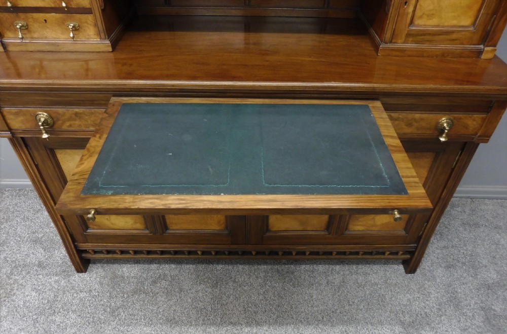 SUPERB QUALITY WALNUT ARTS AND CRAFTS BOOKCASE View XV