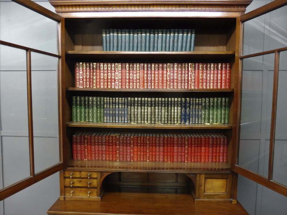 SUPERB QUALITY WALNUT ARTS AND CRAFTS BOOKCASE View XVII
