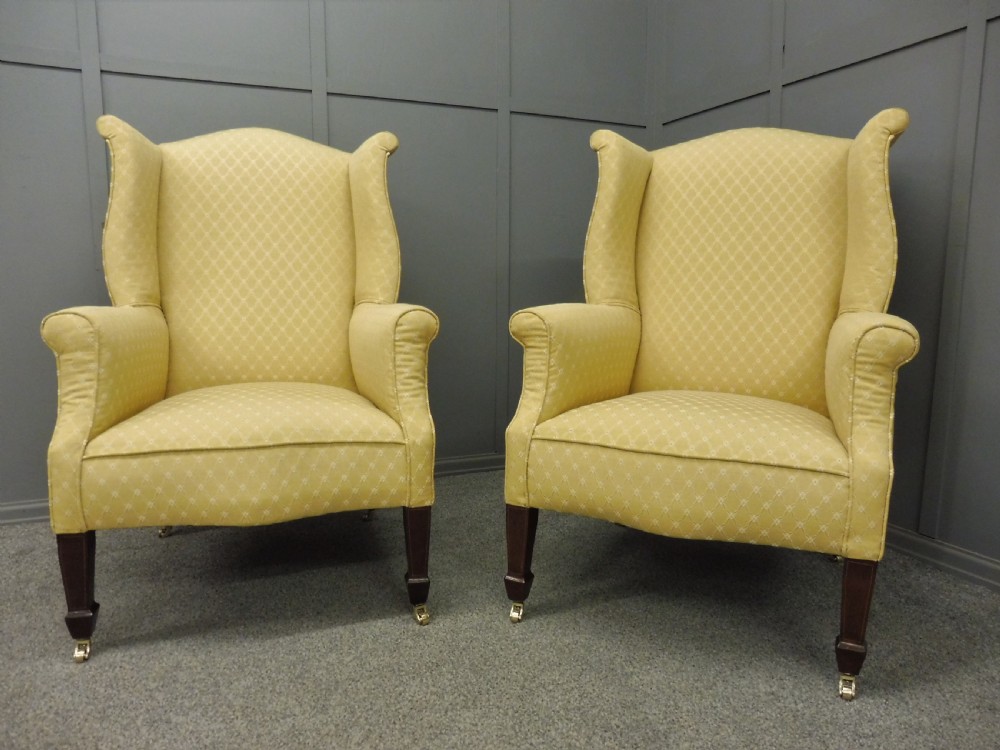 EXCELLENT PAIR OF ANTIQUE ARMCHAIRS View II