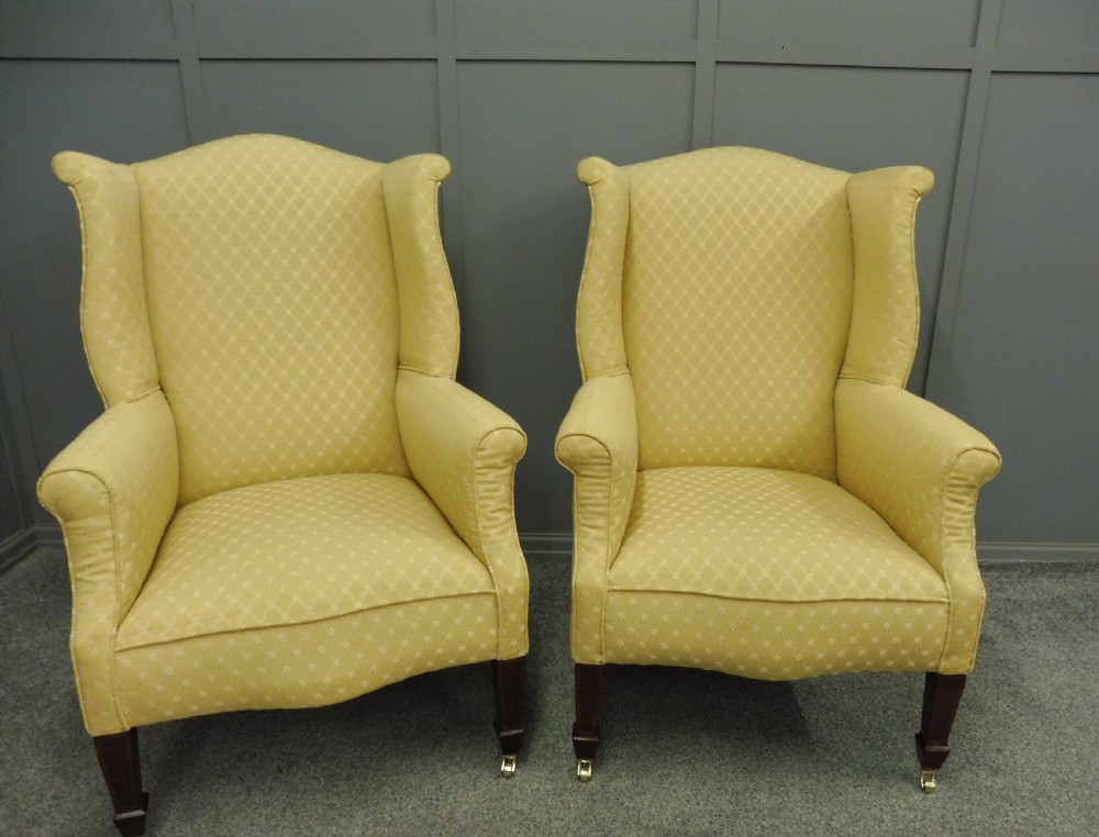 EXCELLENT PAIR OF ANTIQUE ARMCHAIRS View XVI
