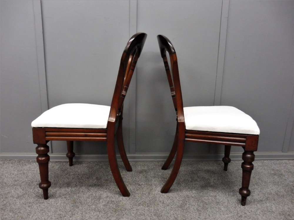 SET OF 12 VICTORIAN WALNUT DINING CHAIRS View VIII