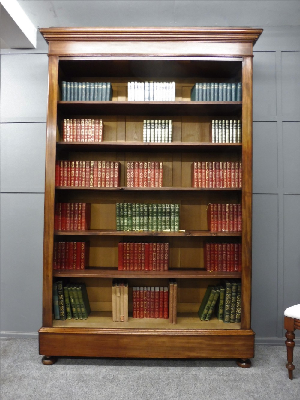 LARGE 19TH CENTURY FRENCH MAHOGANY BOOKCASE View X