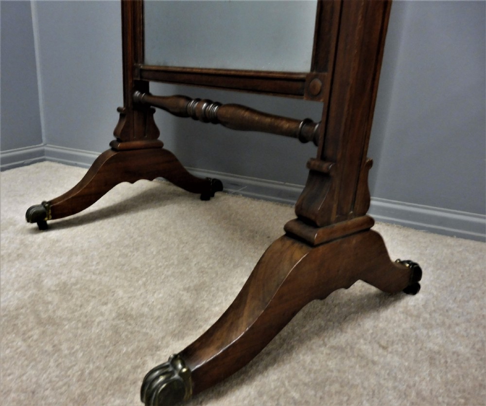 BEAUTIFUL 19TH CENTURY CHEVAL MIRROR View IV