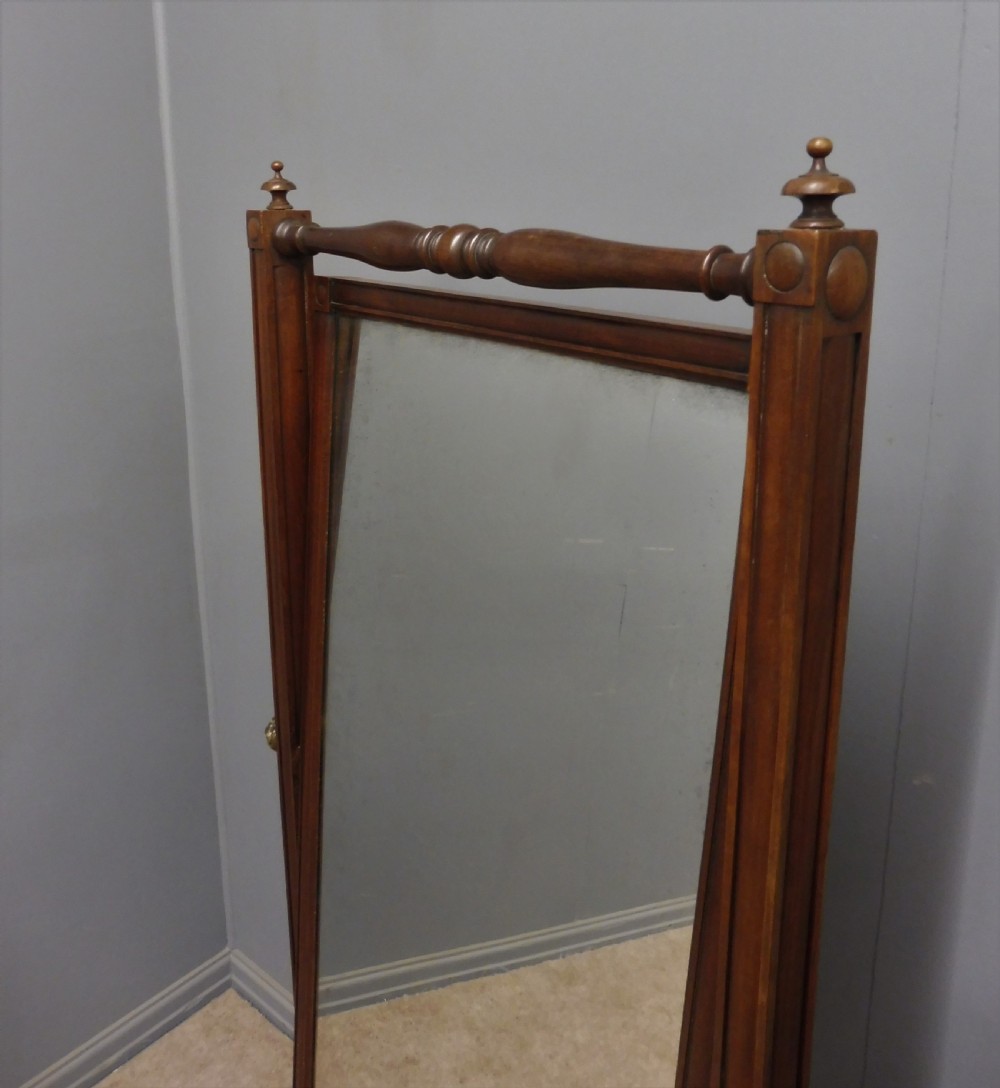 BEAUTIFUL 19TH CENTURY CHEVAL MIRROR View VI