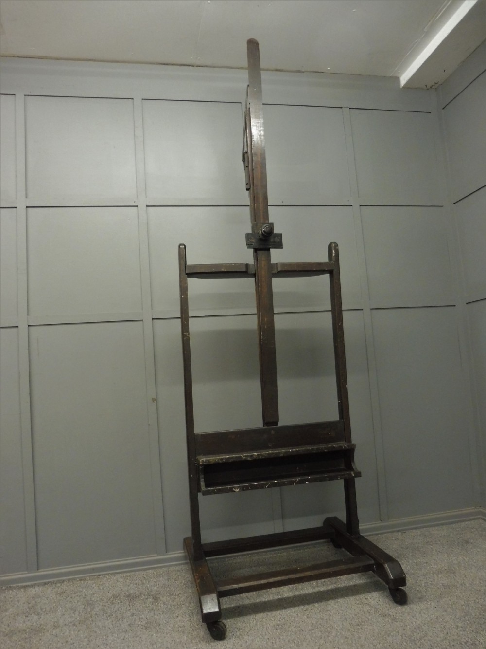 LARGE VICTORIAN PROFESSIONAL ARTISTS STUDIO EASEL