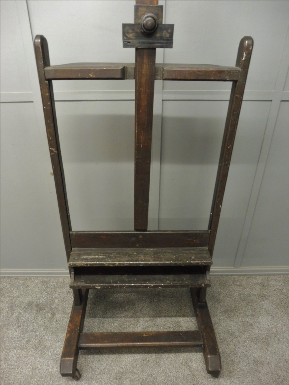 LARGE VICTORIAN PROFESSIONAL ARTISTS STUDIO EASEL View VII