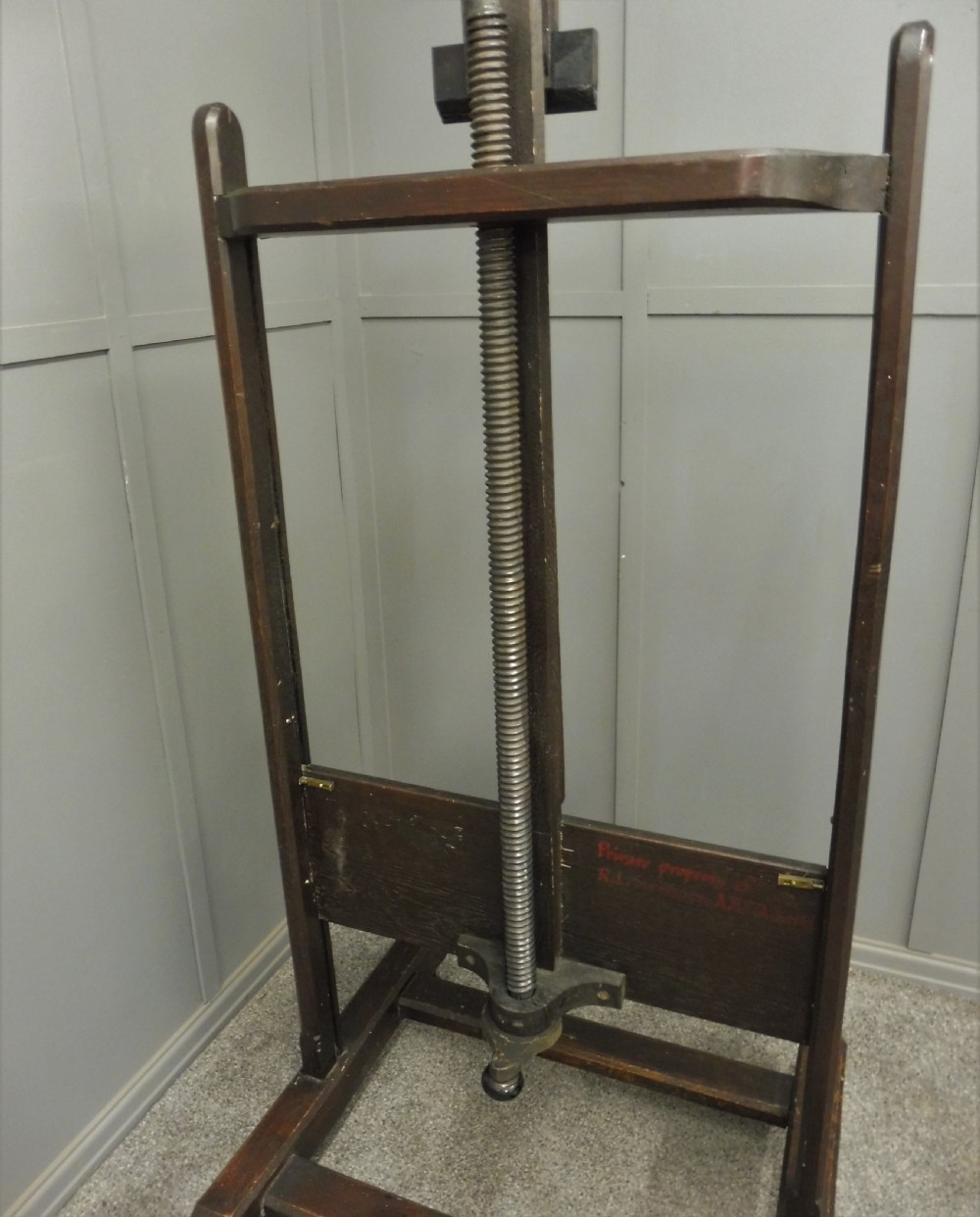 LARGE VICTORIAN PROFESSIONAL ARTISTS STUDIO EASEL View X