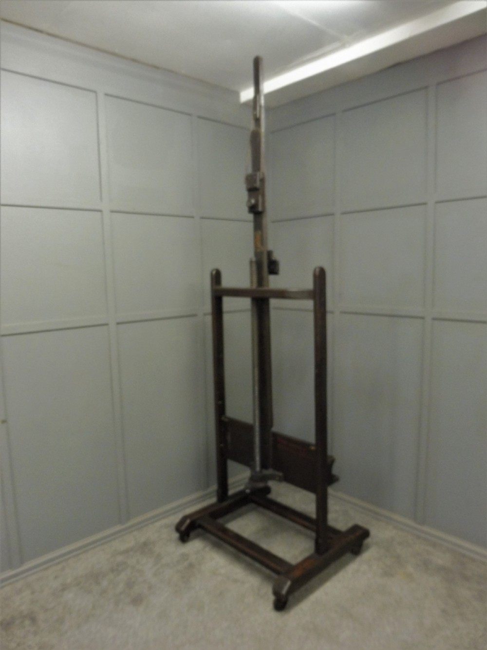 LARGE VICTORIAN PROFESSIONAL ARTISTS STUDIO EASEL View XIII