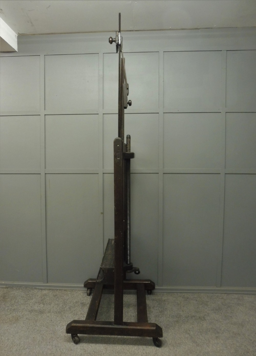 LARGE VICTORIAN PROFESSIONAL ARTISTS STUDIO EASEL View XVI