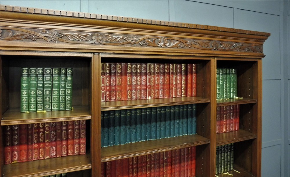 GOOD 19TH CENTURY WALNUT BOOKCASE  View XVI