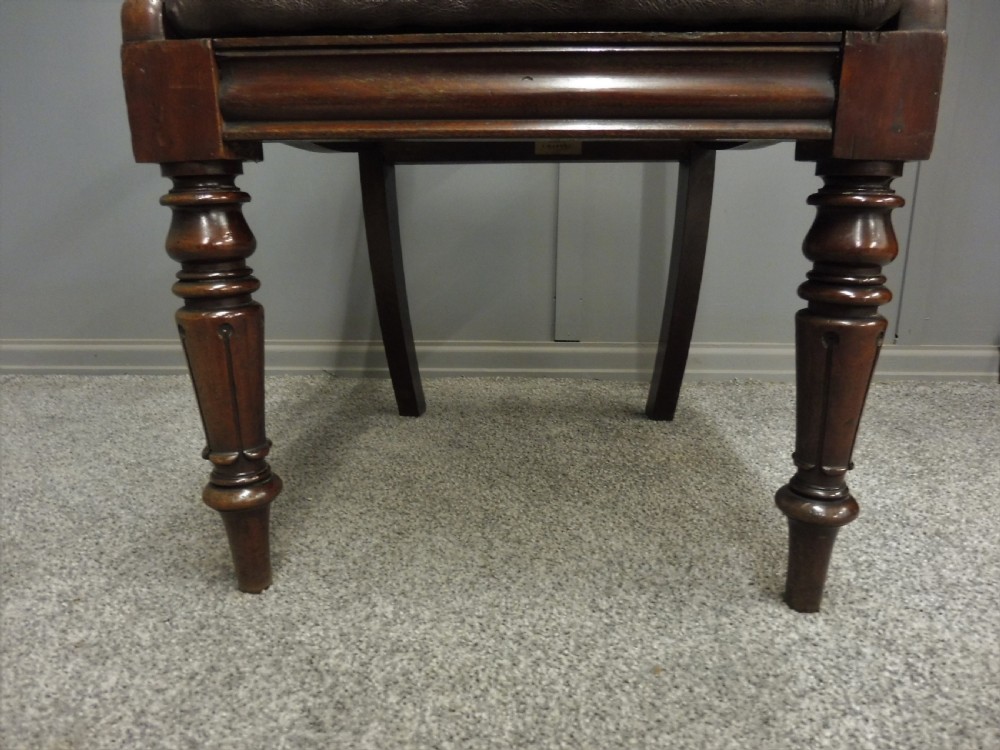 EARLY 19TH CENTURY REGENCY DESK CHAIR View IX