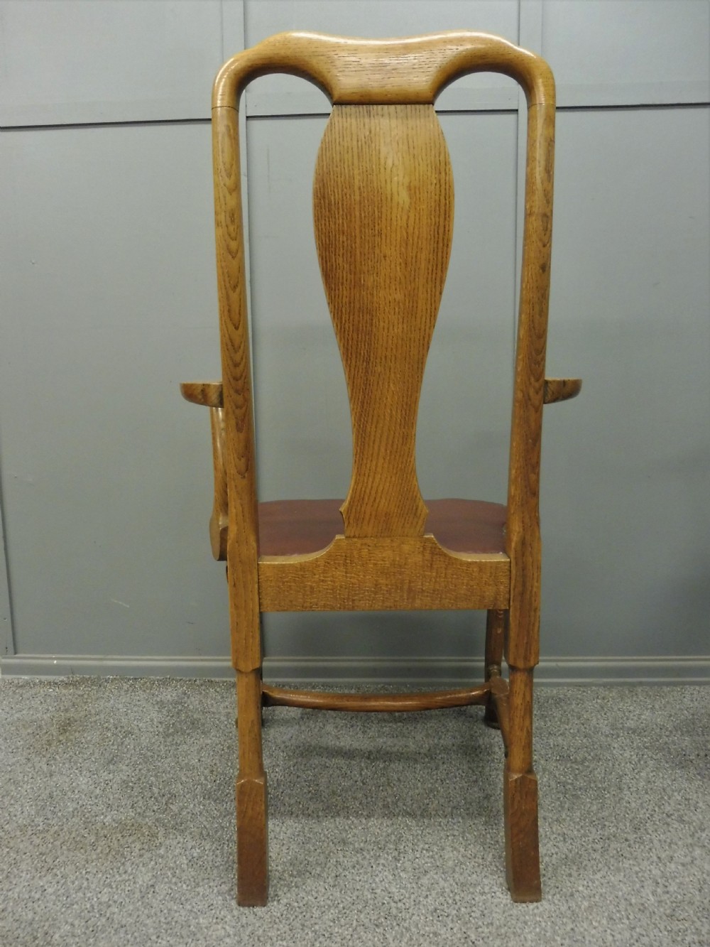 SUPERB QUALITY SET OF 6 GOLDEN OAK DINING CHAIRS View XVI