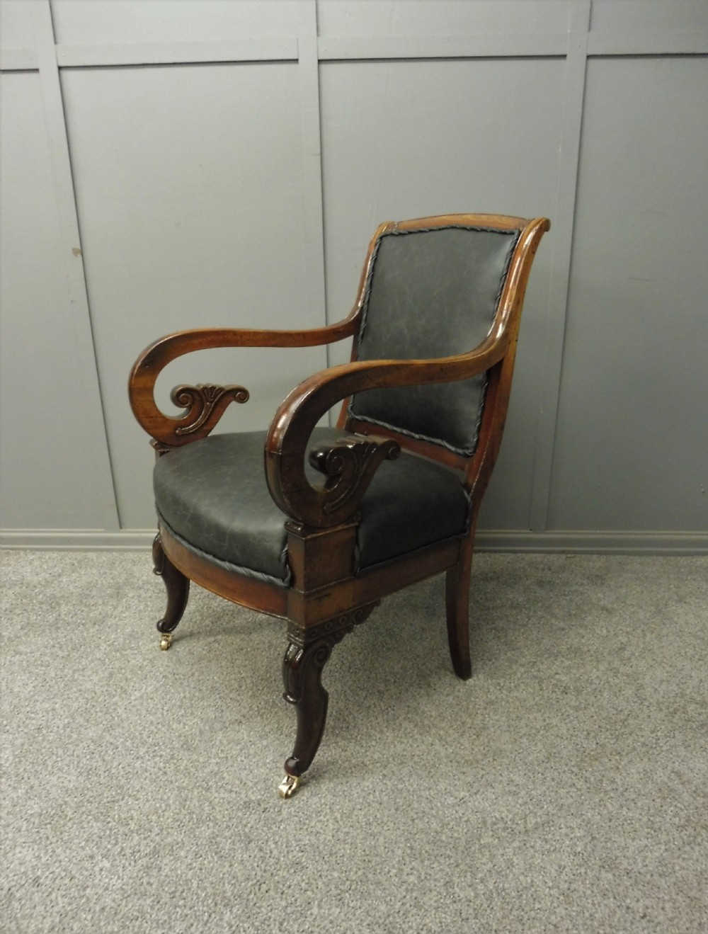 REGENCY MAHOGANY ARMCHAIR View IV