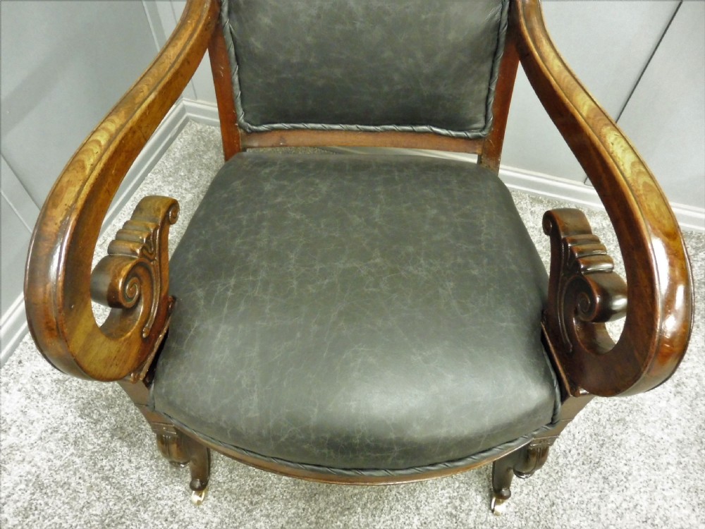 REGENCY MAHOGANY ARMCHAIR View XI