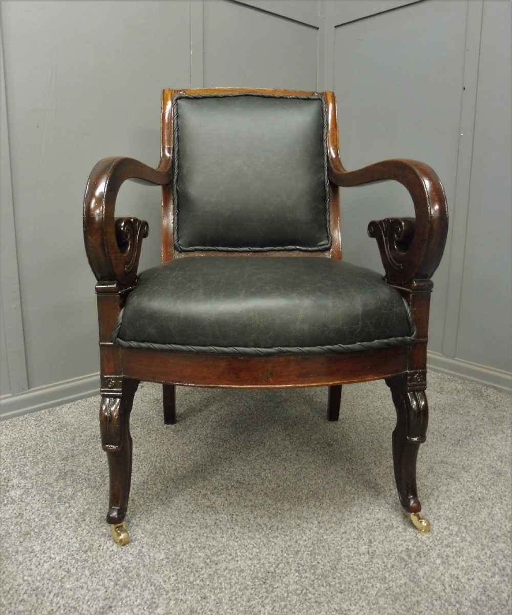 REGENCY MAHOGANY ARMCHAIR View XIII