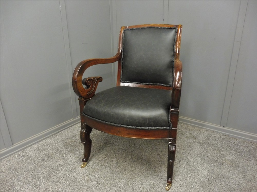 REGENCY MAHOGANY ARMCHAIR View XIV