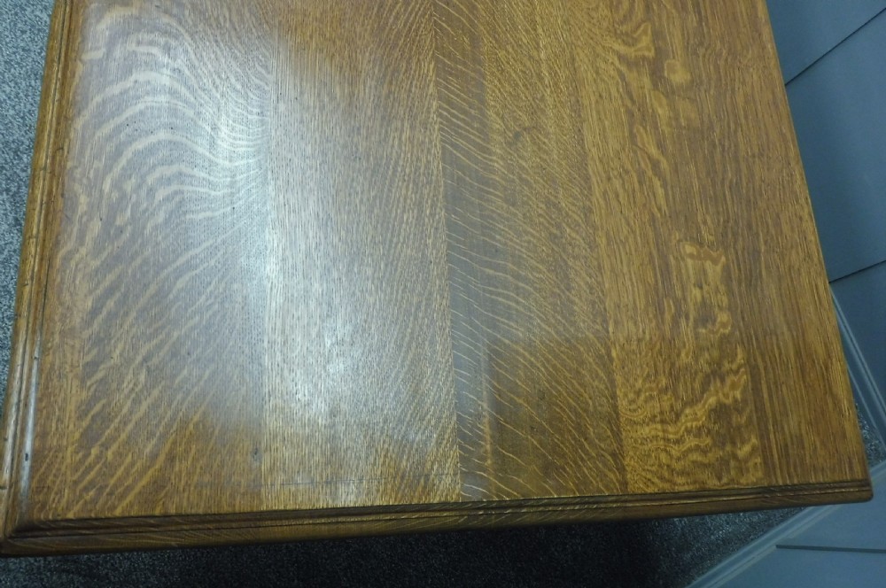 19TH CENTURY OAK SCHOOL DINING TABLE View VI