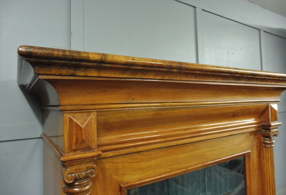 ANTIQUE FRENCH WALNUT BOOKCASE View VI