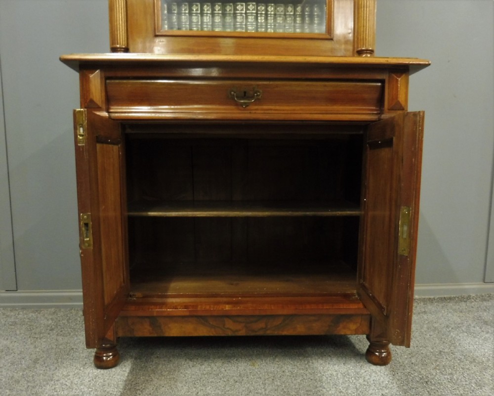 ANTIQUE FRENCH WALNUT BOOKCASE View IX