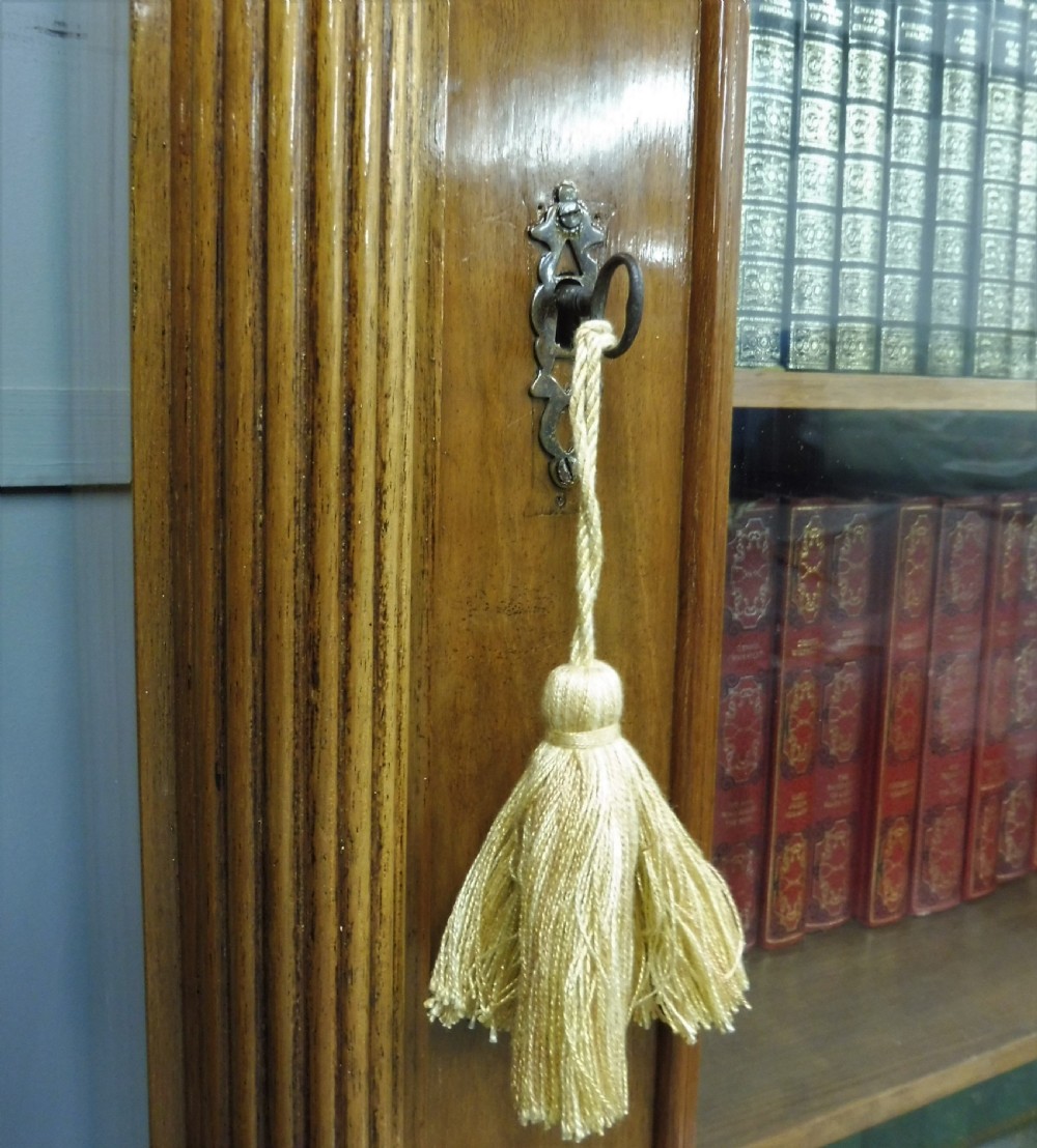 ANTIQUE FRENCH WALNUT BOOKCASE View XI