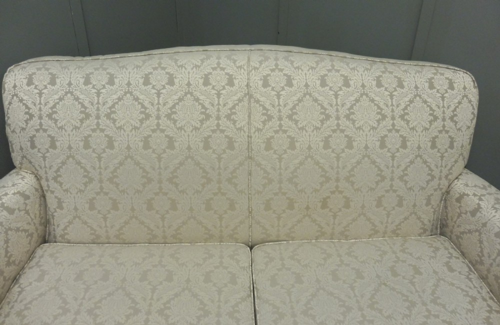 EDWARDIAN MAHOGANY BALL AND CLAW FOOT SOFA View V