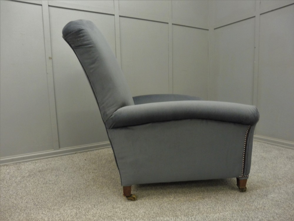 NEWLY UPHOLSTERED HOWARD STYLE ARMCHAIR View IV
