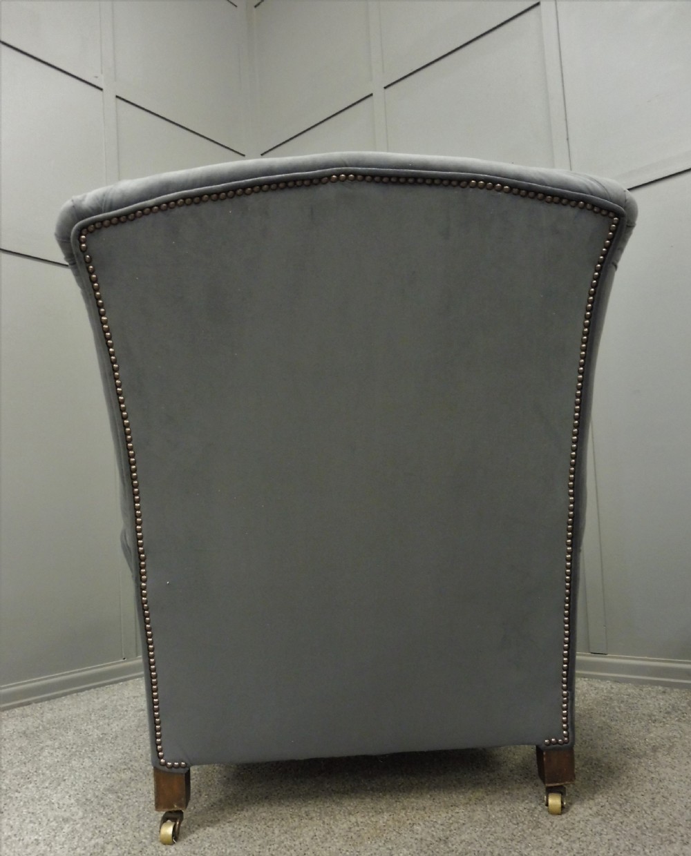 NEWLY UPHOLSTERED HOWARD STYLE ARMCHAIR View VI