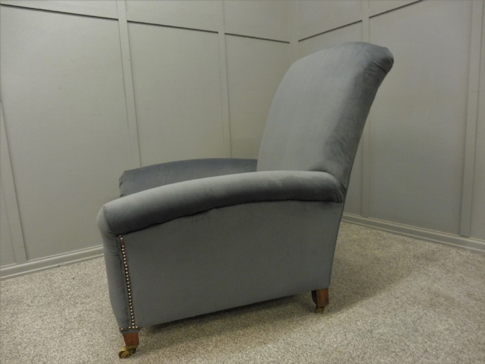 NEWLY UPHOLSTERED HOWARD STYLE ARMCHAIR View VIII