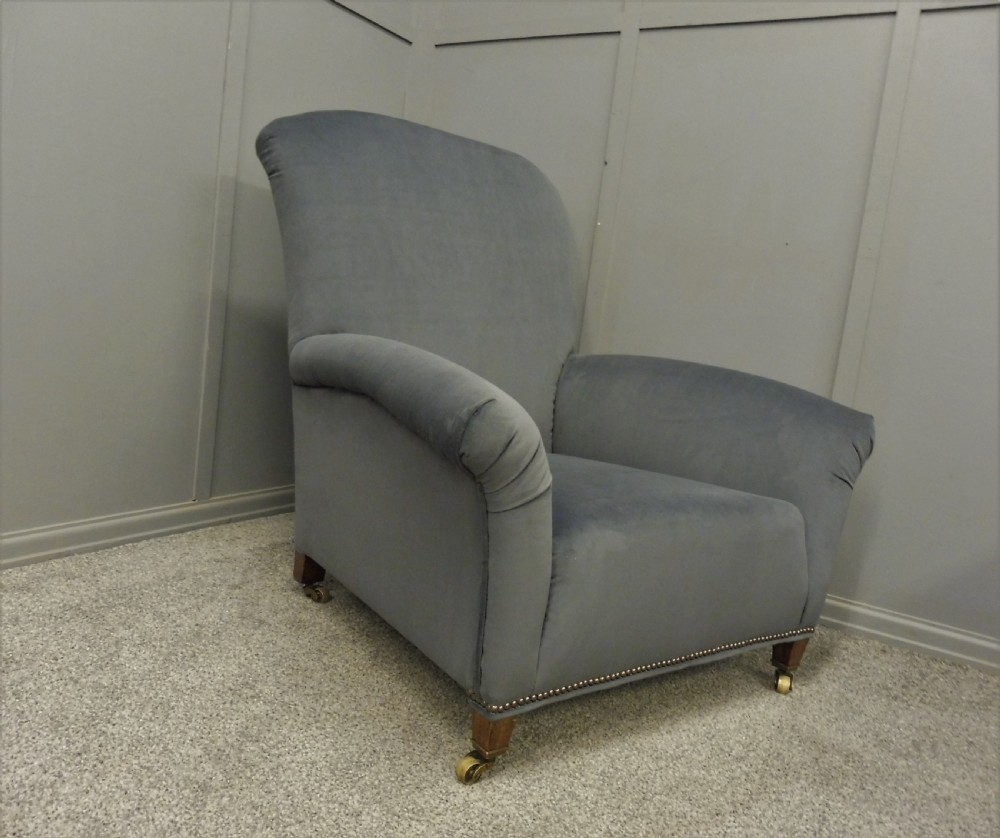 NEWLY UPHOLSTERED HOWARD STYLE ARMCHAIR View IX