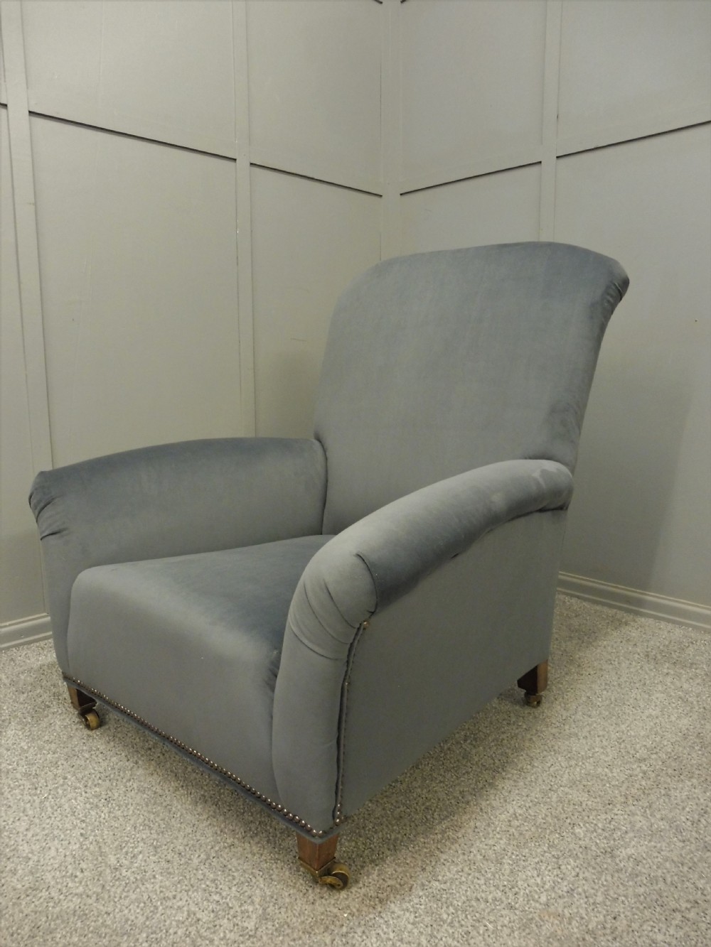NEWLY UPHOLSTERED HOWARD STYLE ARMCHAIR View XI