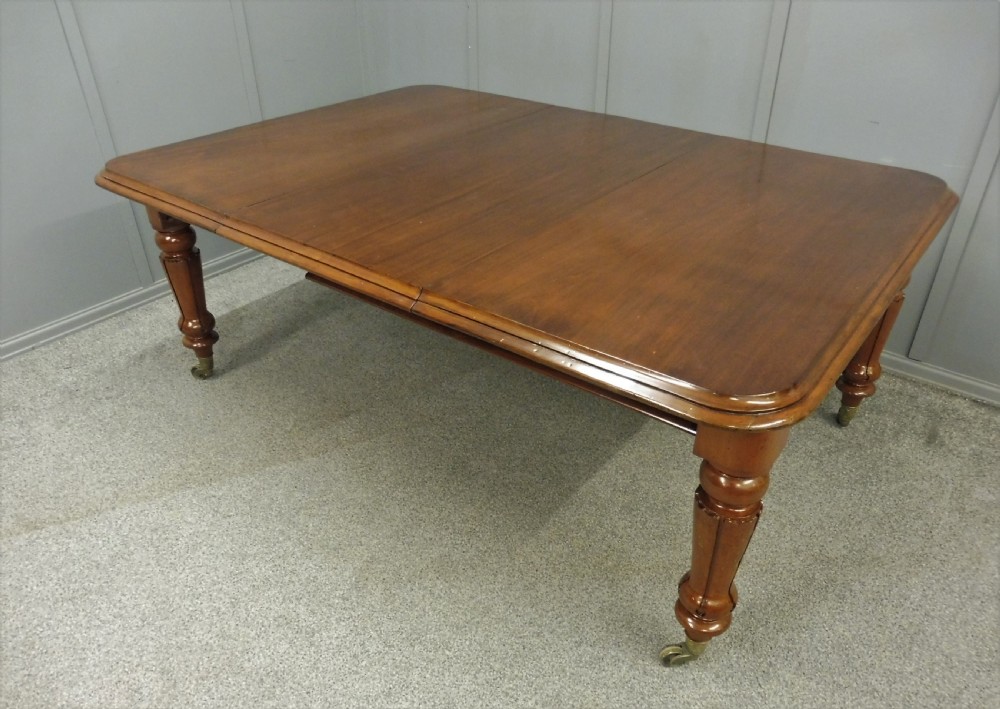 VICTORIAN MAHOGANY EXTENDING DINING TABLE AND 6 CHAIRS View IV