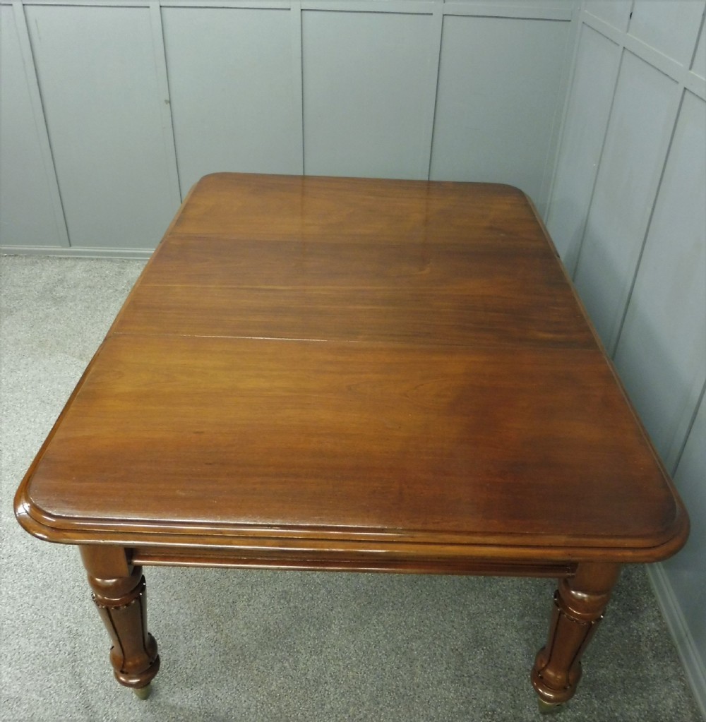 VICTORIAN MAHOGANY EXTENDING DINING TABLE AND 6 CHAIRS View VII